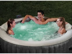 Intex Outdoor Whirlpools|PureSpa Bubble Massage Greywood Deluxe Ø 196 cm x 71 cm