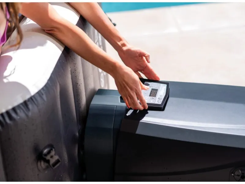 Intex Outdoor Whirlpools|PureSpa Octagon Bubble Jet mit Salzwassersystem Ø 201 cm x 71cm