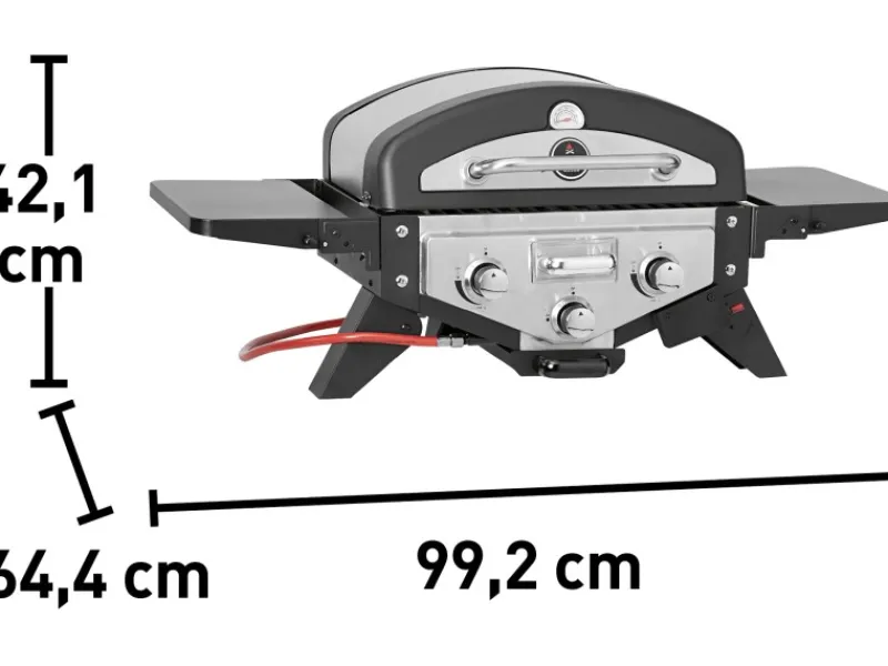 Jamestown-Grill Gasgrills|Tischgrills|Jamestown 2-Brenner Gas-Tischgrill Braxton