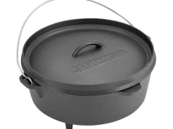 Jamestown Dutch-Oven-Set Dreibein 6-tlg. Schwarz*Jamestown-Grill New