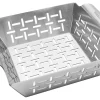 Jamestown-Grill Smoker|Kugelgrills|Jamestown Grillkorb Edelstahl klein 22,2 x 18,4 x 6 cm