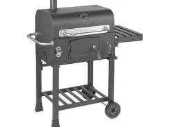 Jamestown-Grill Holzkohlegrills|Jamestown Holzkohle-Grillwagen Ø 57 cm m. höhenverstellbarer Kohlewanne