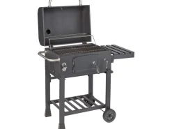Jamestown-Grill Holzkohlegrills|Jamestown Holzkohle-Grillwagen Ø 57 cm m. höhenverstellbarer Kohlewanne