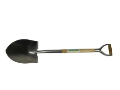 Jardinion Spaten|Schaufeln|Schaufel 105cm mit Schaufelblatt 30cm x 21,5cm Edelstahl und Esche