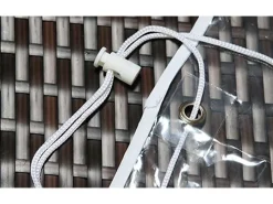 Jet-Line Schutzhüllen|Abdeckplane für Gartenmöbel Transparent 160 x 110 x 85 cm