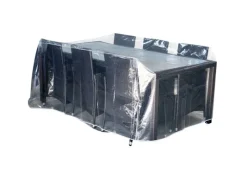 Abdeckplane für Gartenmöbel Transparent 230 x 130 x 80 cm*Jet-Line Online