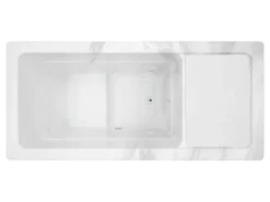 Eisbadewanne NARSARA Anthrazit Marmorweiß Temperatur Zwischen 3°C und 37°C*Jet-Line Clearance