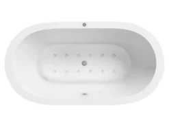 Freistehende Badewanne mit Whirlfunktion Luca in Weiß*Jet-Line Sale