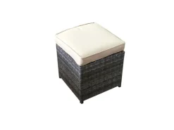 Jet-Line Lounge-Gartenmöbel|Rattan Gartenmöbel Lounge-Set Havanna in Grau 7-teilig