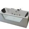 Whirlwanne Lugano in Weiß mit Sichtfenster Heizung und Unterwasserbeleuchtung*Jet-Line Best
