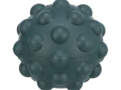 Jollypaw Outdoor-Spielzeug|Ball mit Noppen Naturgummi Ø 8 cm Petrol