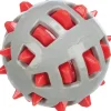 Jollypaw Outdoor-Spielzeug|Ball mit Noppen TPR Ø 10 cm Grau