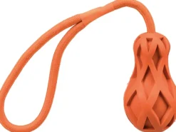 Jumper am Seil Naturgummi schwimmend Ø 6,6 cm/39 cm Orange*Jollypaw New