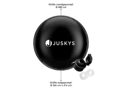 Juskys Pool Abdeckung|Aufblasbare Poolabdeckung für den Winter Rund 4 Meter