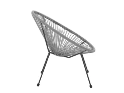 Balkonmöbel Set Ostana 3 Teilig mit Tisch und 2 Sesseln*Juskys Hot