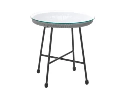 Balkonmöbel Set Ostana 3 Teilig mit Tisch und 2 Sesseln*Juskys Hot