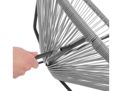 Balkonmöbel Set Ostana 3 Teilig mit Tisch und 2 Sesseln*Juskys Hot