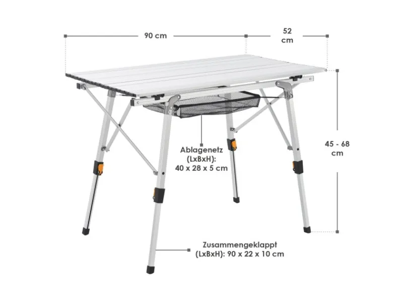Juskys Campingzubehör|Campingtisch Picco Faltbar