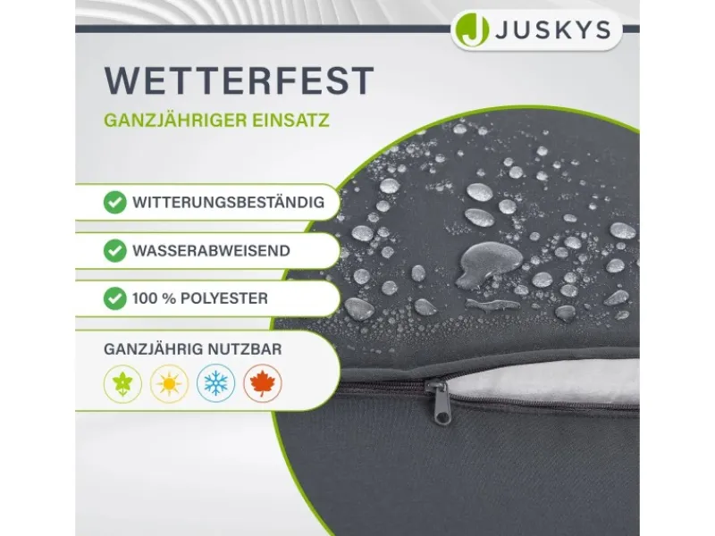 Juskys Sonnenliegen|Faltbare Sonnenliege Lamia Grau Meliert