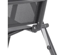 Juskys Gartenstühle|Gartenstuhl Campingstuhl Calena 2er Set Klappbar Verstellbar Anthrazit