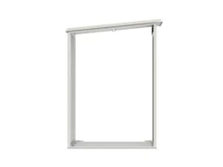 Juskys Kaminholzregale|Holzunterstand für Metall Geräteschuppen M Links