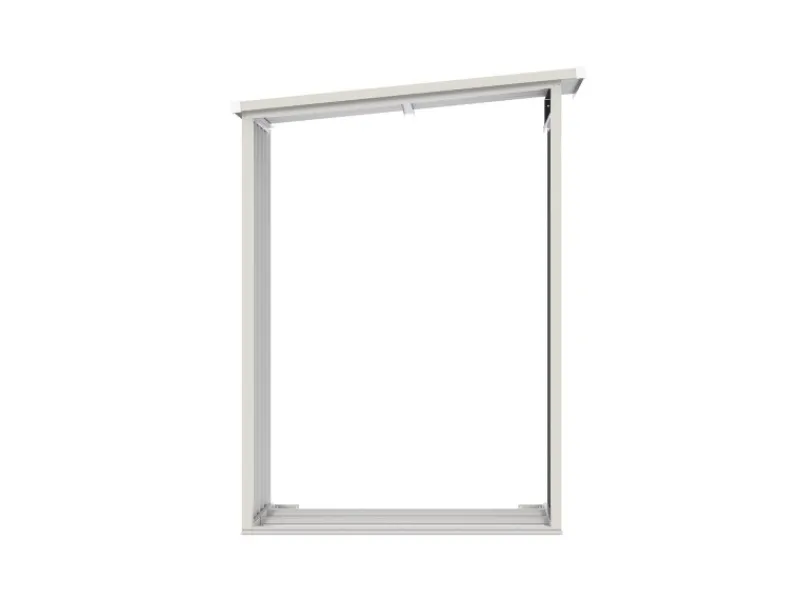 Juskys Kaminholzregale|Holzunterstand für Metall Geräteschuppen M Links