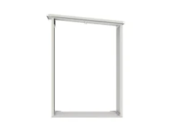 Juskys Kaminholzregale|Holzunterstand für Metall Geräteschuppen M Rechts