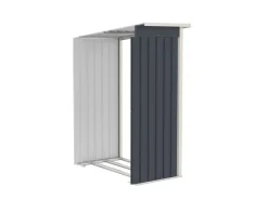 Metall Geräteschuppen M mit Unterstand Rechts*Juskys Online