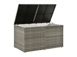 Juskys Outdoor-Spielzeug|Auflagenboxen|Polyrattan Gartenmöbel Auflagenbox Ikaria mit Innenplane in