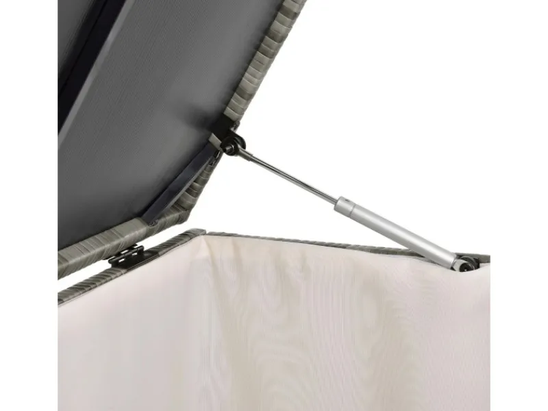 Juskys Outdoor-Spielzeug|Auflagenboxen|Polyrattan Gartenmöbel Auflagenbox Ikaria mit Innenplane in