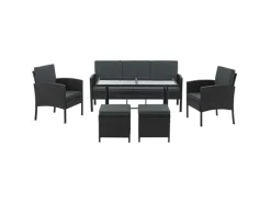 Polyrattan Gartenmöbel Sitzgruppe Turin*Juskys Discount