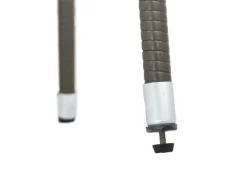 Juskys Gartenstühle|Gartenmöbel-Sets|Polyrattan Gartenstühle Yoro 4er Set Stapelbar mit Armlehnen Grau Meliert