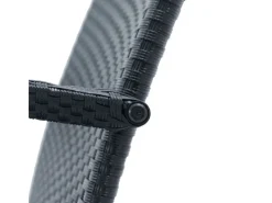 Juskys Gartenstühle|Gartenmöbel-Sets|Polyrattan Gartenstühle Yoro 4er Set Stapelbar mit Armlehnen