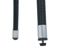 Juskys Gartenstühle|Gartenmöbel-Sets|Polyrattan Gartenstühle Yoro 4er Set Stapelbar mit Armlehnen