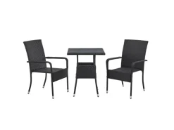 Polyrattan Gartentisch Yoro Quadratisch 60x60 cm*Juskys Discount