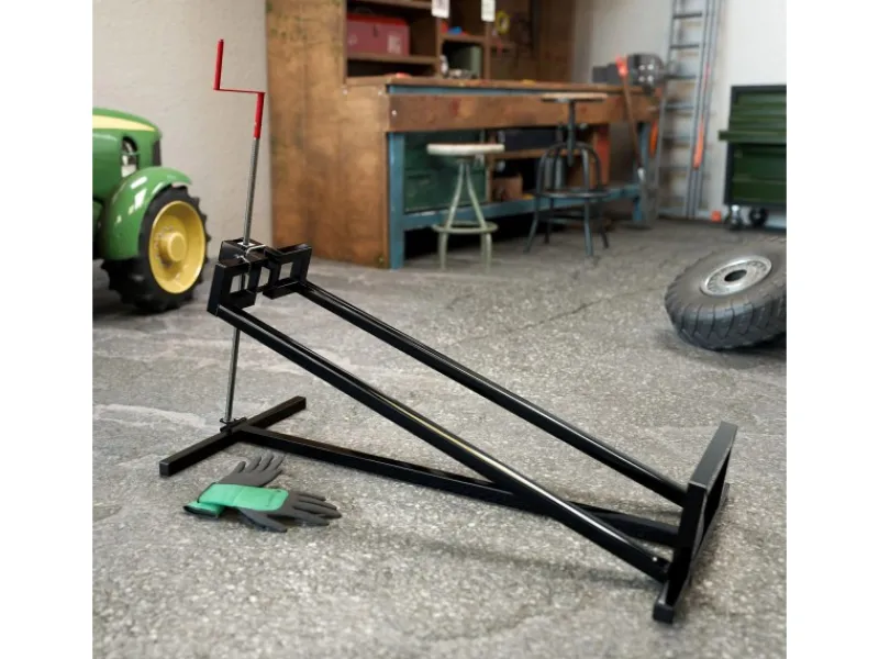 Juskys Quads|Rasenmäher|Rasentraktorheber mit Handschuhen