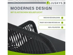 Rope Gartenstühle Kastos 4er Set*Juskys Sale