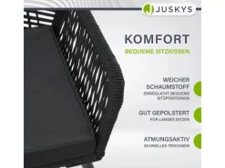 Rope Gartenstühle Kastos 6er Set*Juskys Outlet