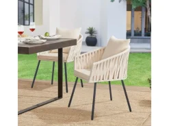 Rope Stühle 2er Set mit Sitz und Rückenkissen*Juskys Sale