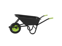 Schubkarre Garden 100L mit Handschuhen Schwarz*Juskys Discount