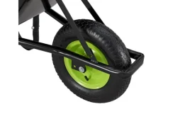 Schubkarre Garden 100L mit Handschuhen Schwarz*Juskys Discount