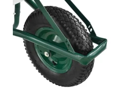 Schubkarre Garden 100L Silber*Juskys Online