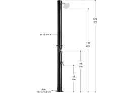Juskys Outdoor Duschen|Solardusche Victoria 20 Liter