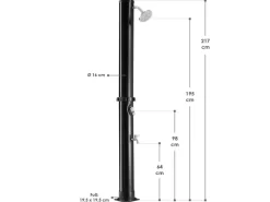 Juskys Outdoor Duschen|Solardusche Victoria 35 Liter