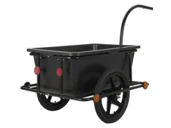 Juskys Campingzubehör|Fahrräder|Transportanhänger Fahrradanhänger 90 Liter