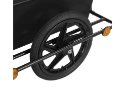 Juskys Campingzubehör|Fahrräder|Transportanhänger Fahrradanhänger 90 Liter