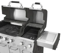 Justus Gasgrills|Premium BBQ-Gasgrill Mars 6 Hauptbrenner und 1 Seitenbrenner Edelstahl
