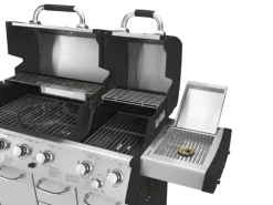 Justus Gasgrills|Premium BBQ-Gasgrill Mars 6 Hauptbrenner und 1 Seitenbrenner Edelstahl
