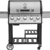 Premium BBQ-Gasgrill Mars 5 Brennern 1 Seitenbrenner 1 Infrarot Edelstahl*Justus Best