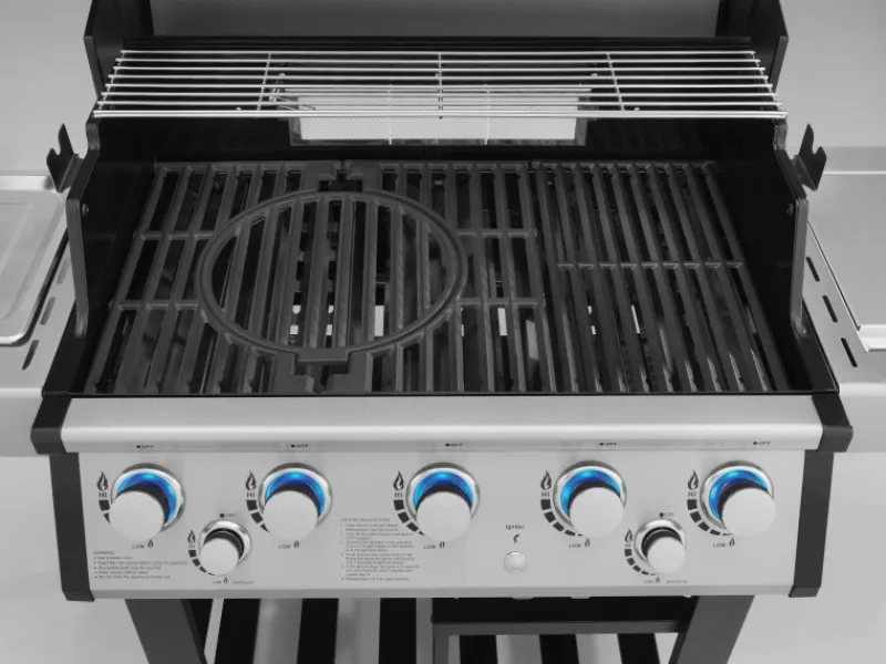 Premium BBQ-Gasgrill Mars 5 Brennern 1 Seitenbrenner 1 Infrarot Edelstahl*Justus Best